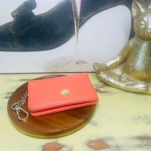 Orange Cardholder Keychain Wallet - Picture 12 of 12